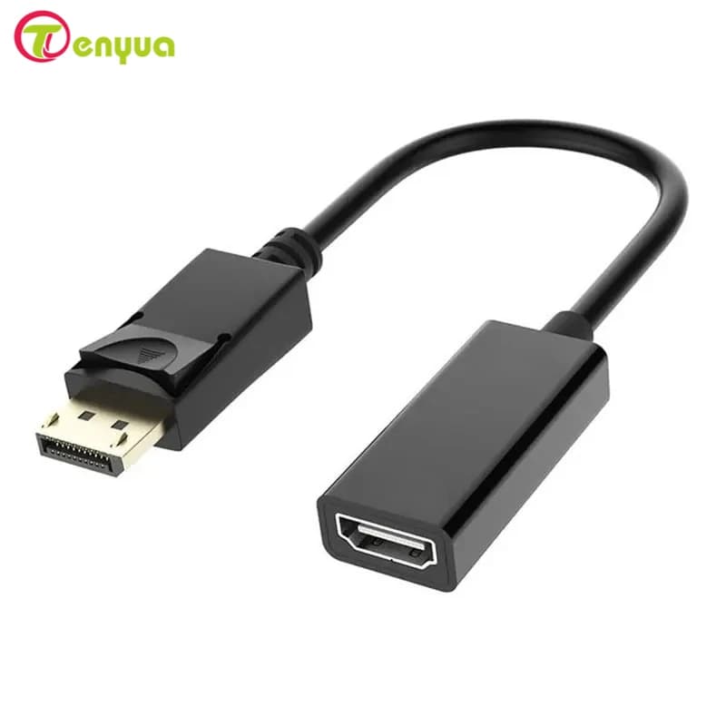 4k DP to HD-compatible Cable Adapter Male To Female For HP/DELL Laptop PC Display Port to HD-compatible Cord Converter