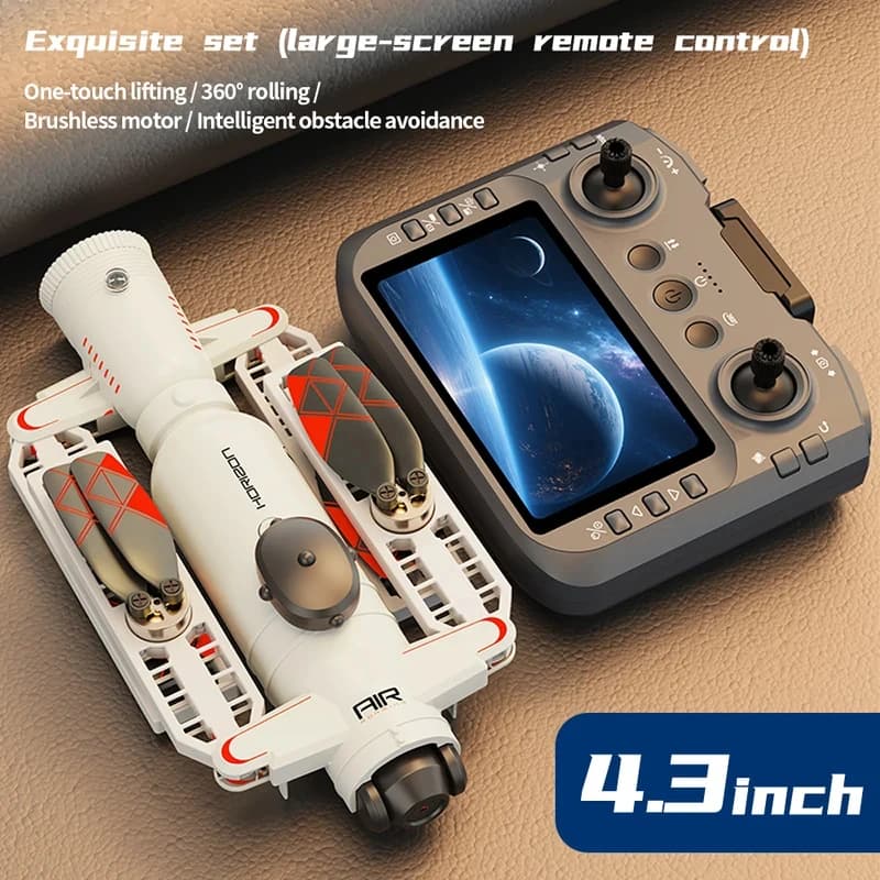 Drone Professionale con Evitamento Ostacoli, Doppia Fotocamera, Quadricottero RC, Drone FPV WIFI, Elicottero Telecomandato a Lungo Raggio