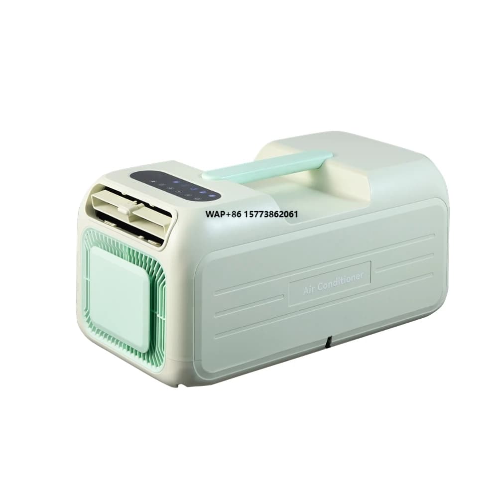 2025 Portable Solar-Powered Air Conditioner with Remote Intuitive Smart Controls for Car & RV Camping US/EU/UK Plug Type