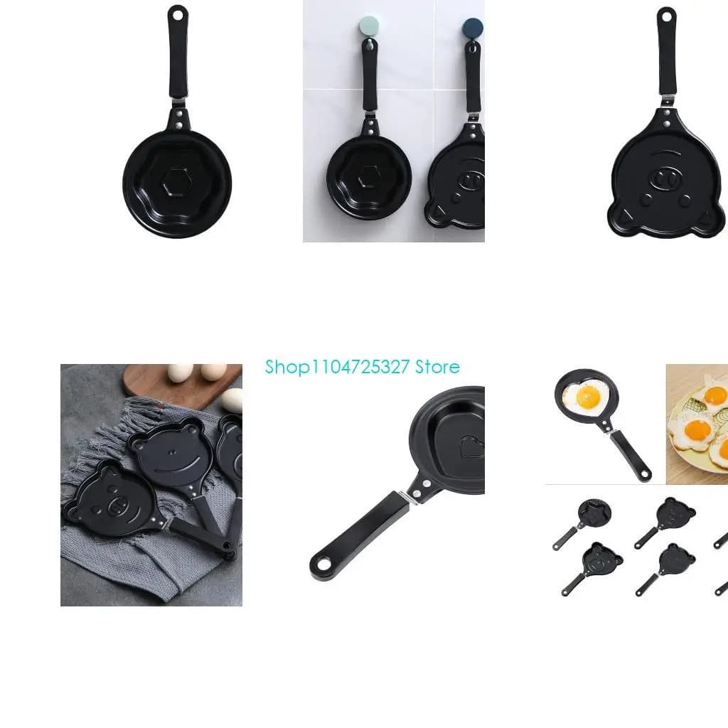 D8kf mini antiaderente uova fritte fritti versatile cucina cucina portatile fai-da-te