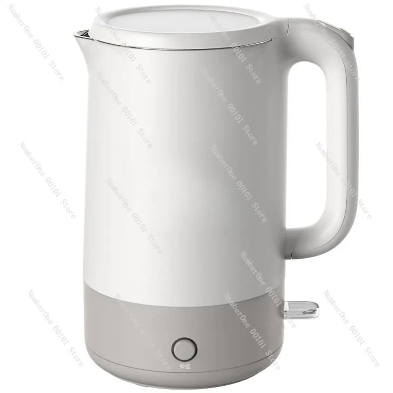 1.7L Electric Kettle in Stainless Steel, Internal Brush Without Welding, Portable, Rapid Heating, Homemade