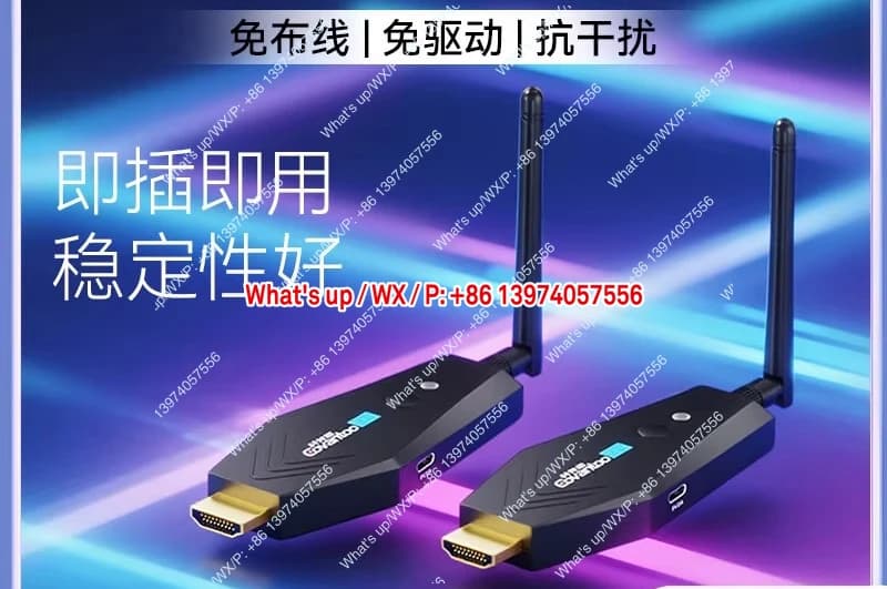 Trasmettitore wireless Videoproiettore 4K ad alta risoluzione Proiettore sullo stesso schermo Computer desktop con proiettore TV