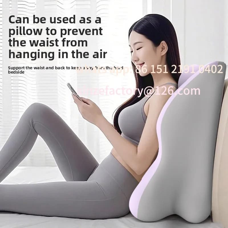 Cuscino lombare regolabile con supporto per lounge TV personalizzabile da 1 pezzo per cuscino schienale per letto in memory foam da pavimento del divano - Lettura