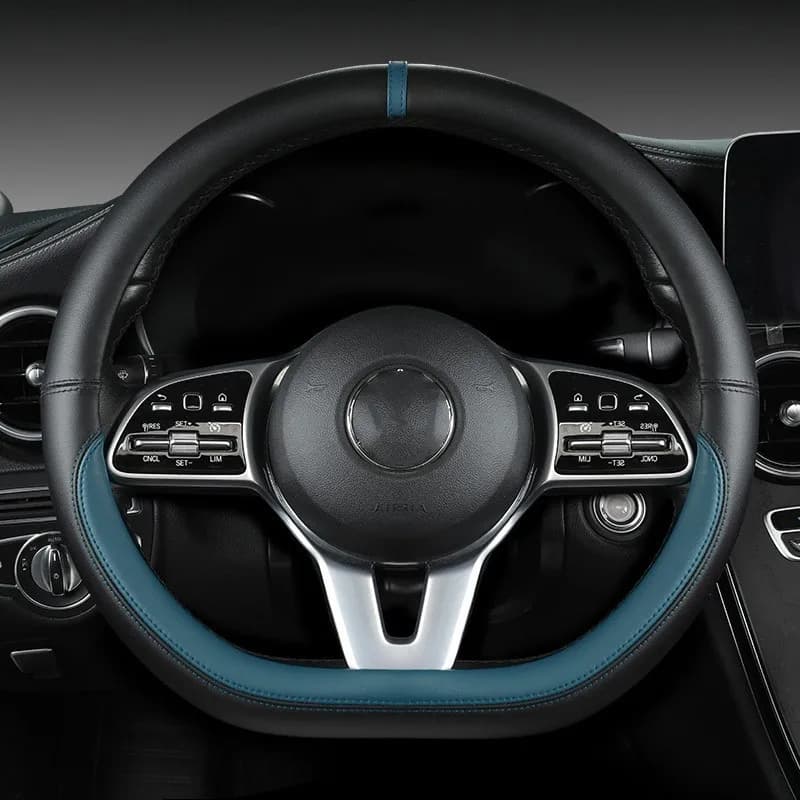 Universal Cover for Car entirely in D-shaped Leather Anti-slip Car Decoration 37-38 cm Supplies