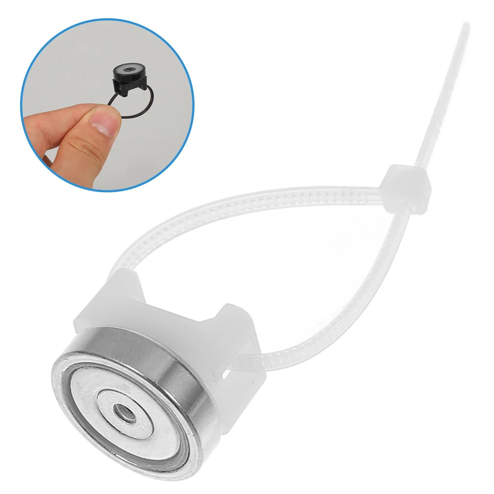 10 Pcs Magnetic Cable Holder Tie Mount Nylon Ties Base With Stable Wire Fixing Seat Zip Magnetic Cable Tie Magnetic Mount
