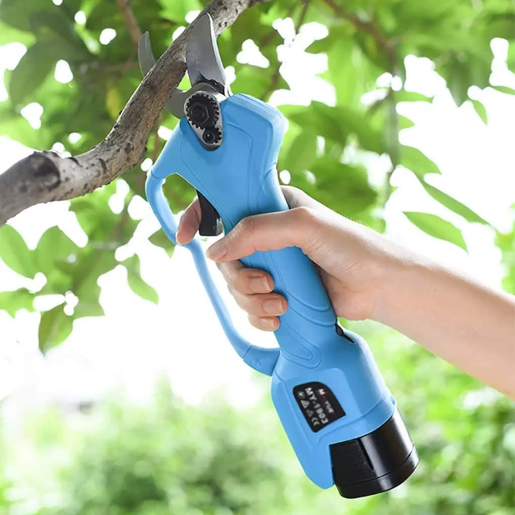 Set of 28mm Gardening Electric Scissors for Potatura Rami with 2 Batteries
