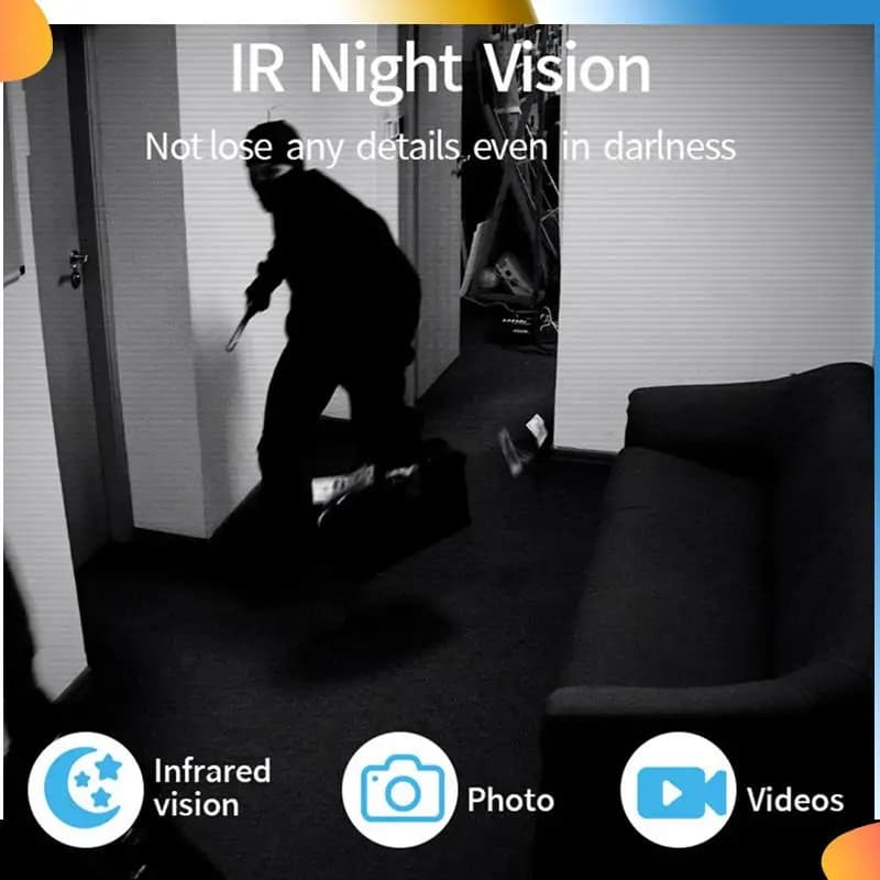 B48A Tuya APP Archiviazione cloud gratuita Campanello Wifi Basso consumo Spioncino per porta visiva Video Eye Night PIR Doorviewer di sicurezza