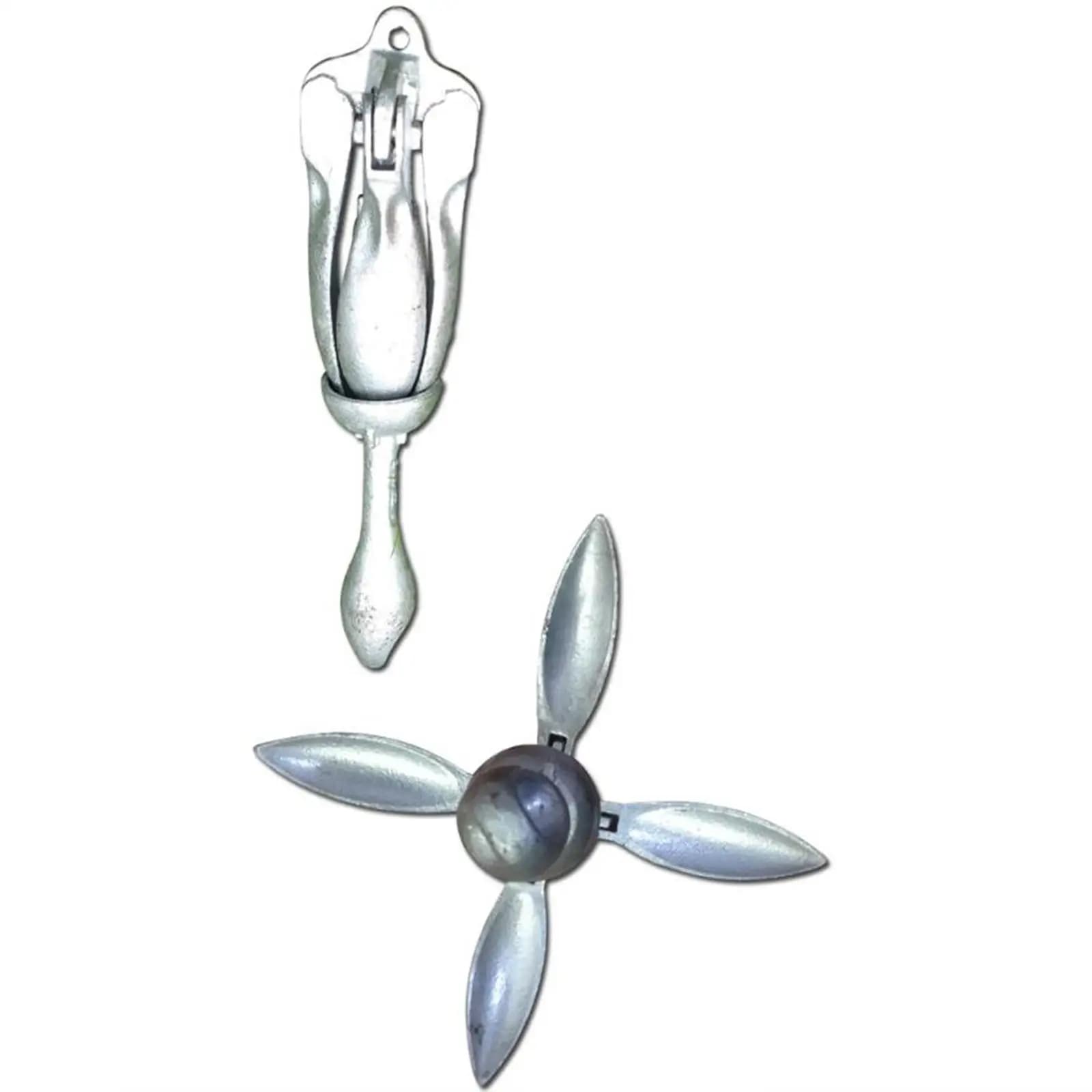 Boat Anchor Boating Accessories Carbon Steel Galvanized for Canoes Raft