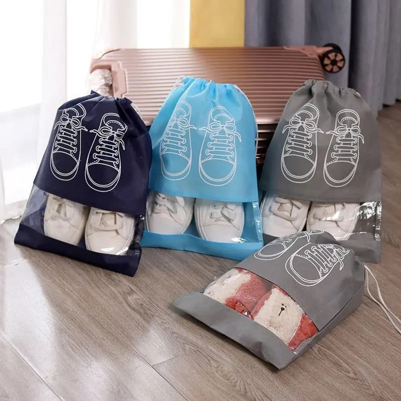 5/10 pcs nonwoven fabric shoe holder bag, shoe bag, dustproof