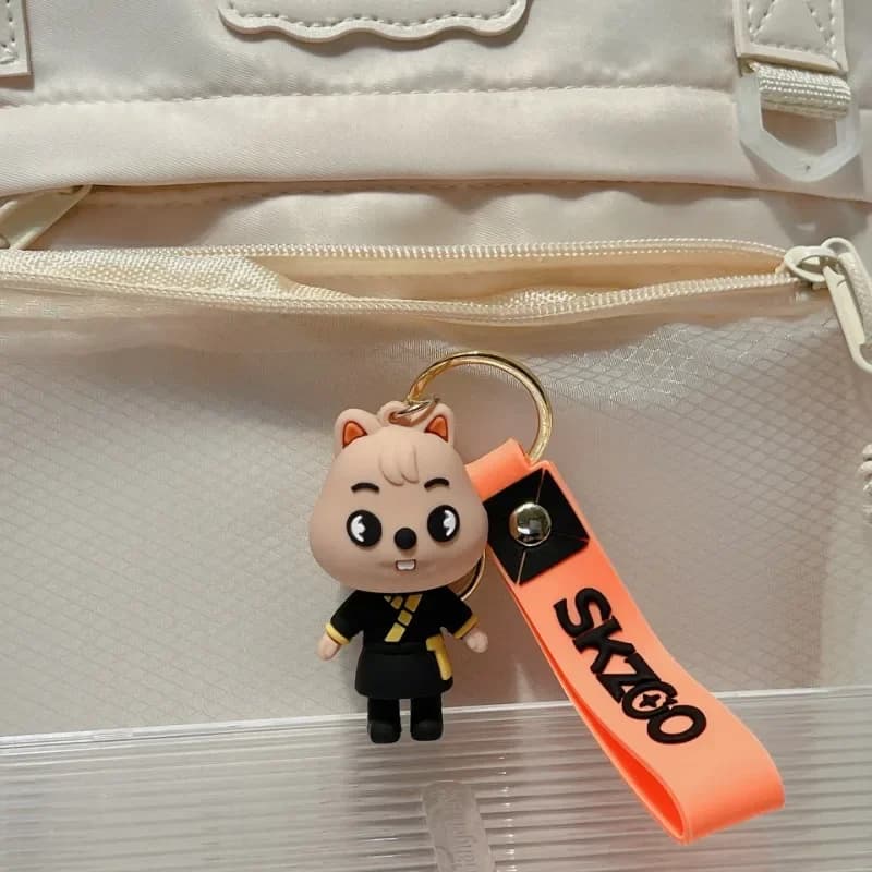 SKZOO Stray Kids Cute Doll Keyring Pendant Exquisite Backpack Car Pendant Stella Surroundings