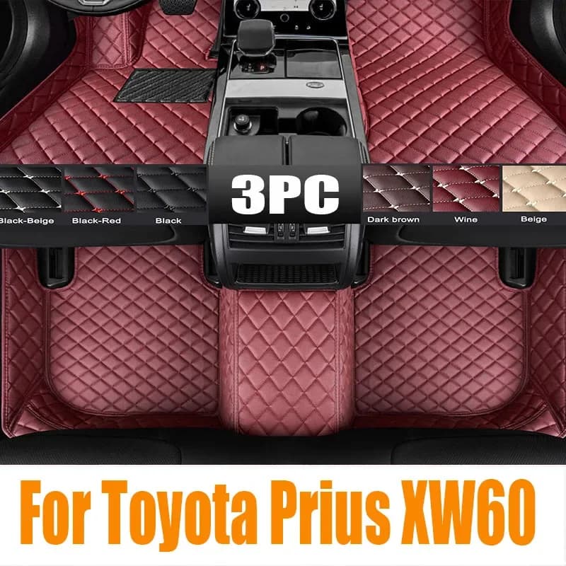 3D TPE RHD Nuovo Tappetino Per Toyota Prius XW60 2023 2024 Auto Piano Liner Vassoio Rilievo Del Piede Zerbino Zerbino Anti-Slip Accessori Auto 053