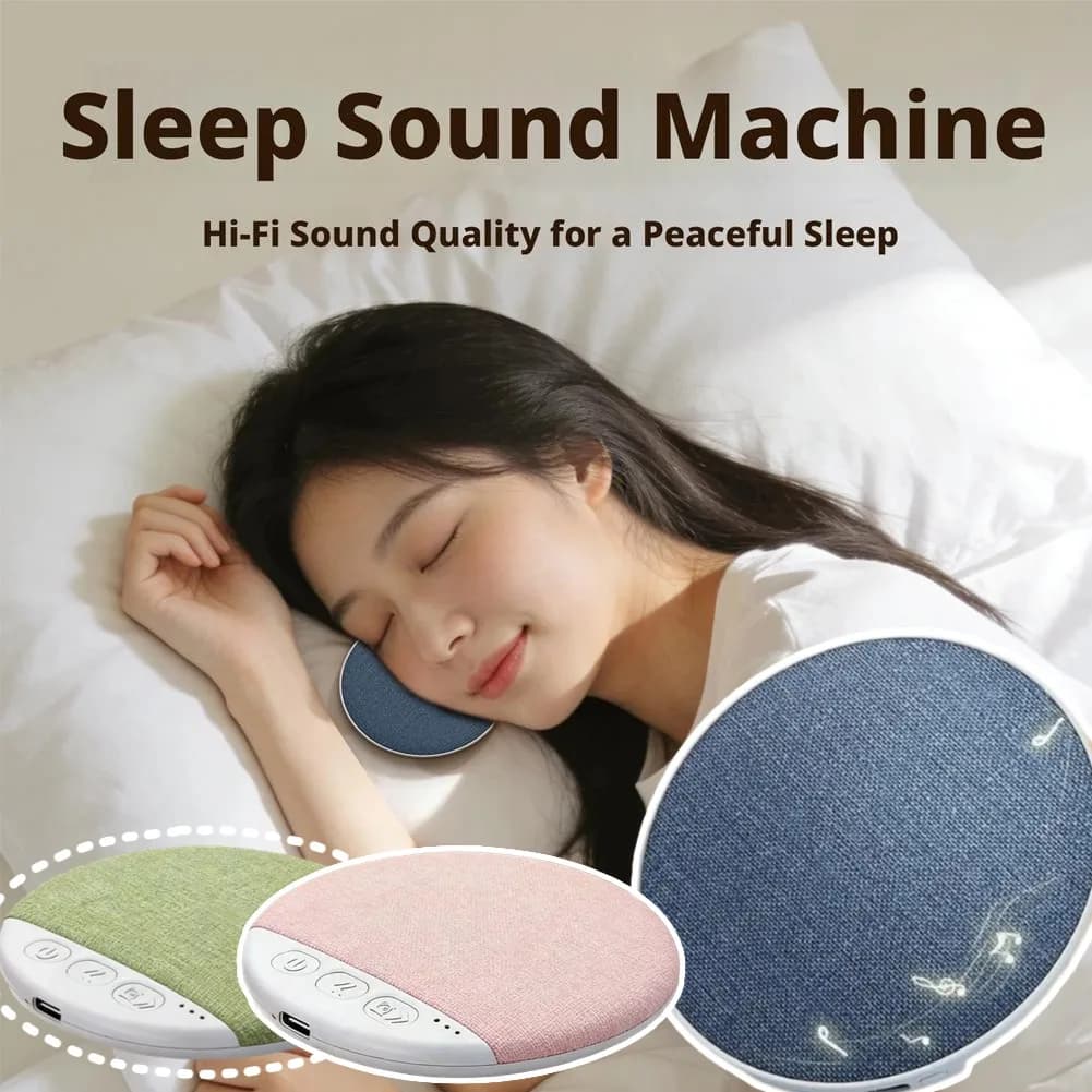 Altoparlante Bluetooth Ricaricabile per Aiuto al Sonno, Speaker Portatile con Rumore Bianco e Suono Surround 3D per il Sonno, Ideale per la Notte e i Viaggi
