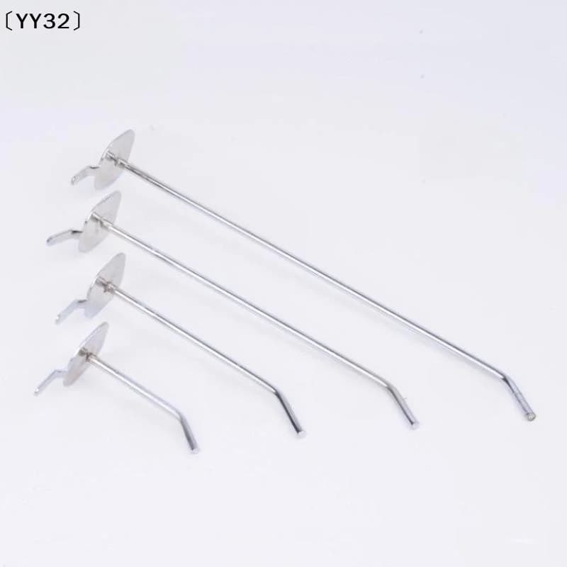 10Pcs Pegs Board Pegboard Hooks Garage Work Shop Storage Display Organization 3.3mm Iron Hanging Tool Storage Rack Hooks〔YY32〕