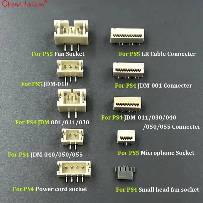 1PC Game Console Accessories For PS4 PS5 Controller Battery Holder Charging Link Socket Connector Original Teplacement Parts