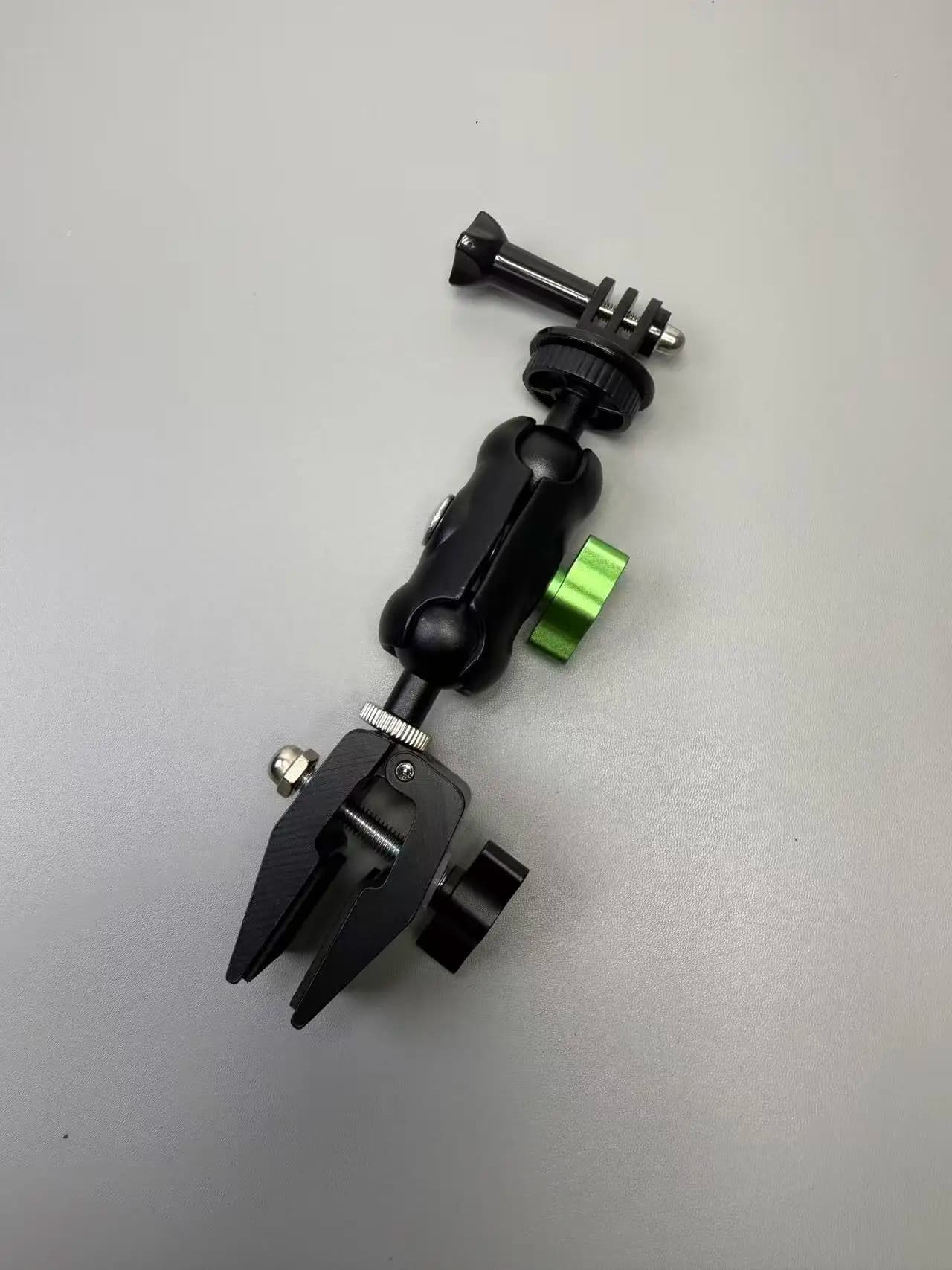 360 ° Support Motorcycle Spins with Fixing Clips for DJI GoPro Action Camera, Open and Cycling Video Recording Accessories