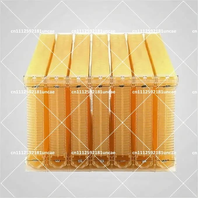 7PCS Plastic Bee Nest Foundation, Self Flowing Honey Collection Box for Beekeeping Supplies