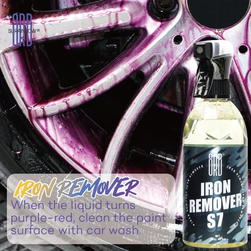 Dispositivo per la rimozione del ferro per auto - Spray per la rimozione del ferro per i dettagli dell'auto | Rimuovere particelle di ferro nella vernice per auto | Utilizzare prima della cera per auto o il lavaggio dell'auto