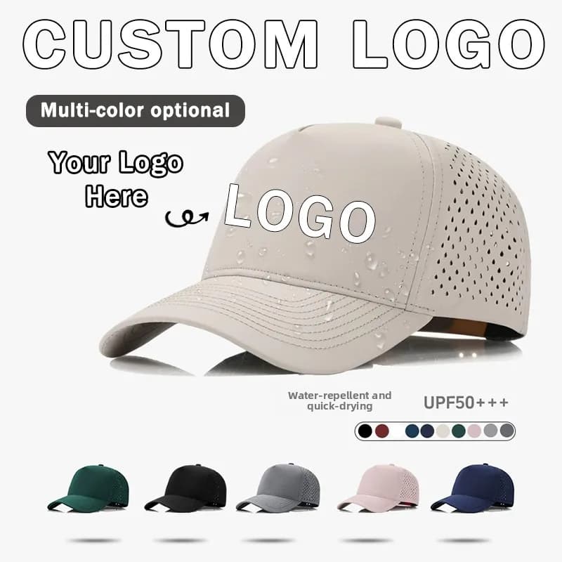 Nuovo berretto da Baseball impermeabile con Logo personalizzato per uomo e donna cappello da pilota per camion con protezione solare traspirante ad asciugatura rapida all'aperto