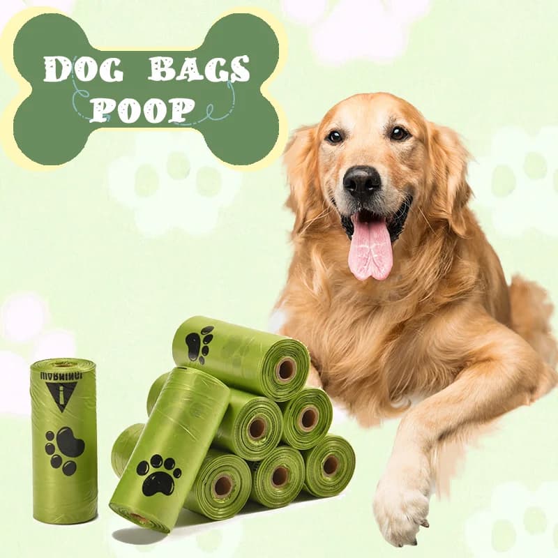 300Pcs Bulk Disposable Dog Poop Bags, Leak-Proof Tear-Resistant Pet Waste Bags, Cost-Effective Pet Supplies for Dog Lovers