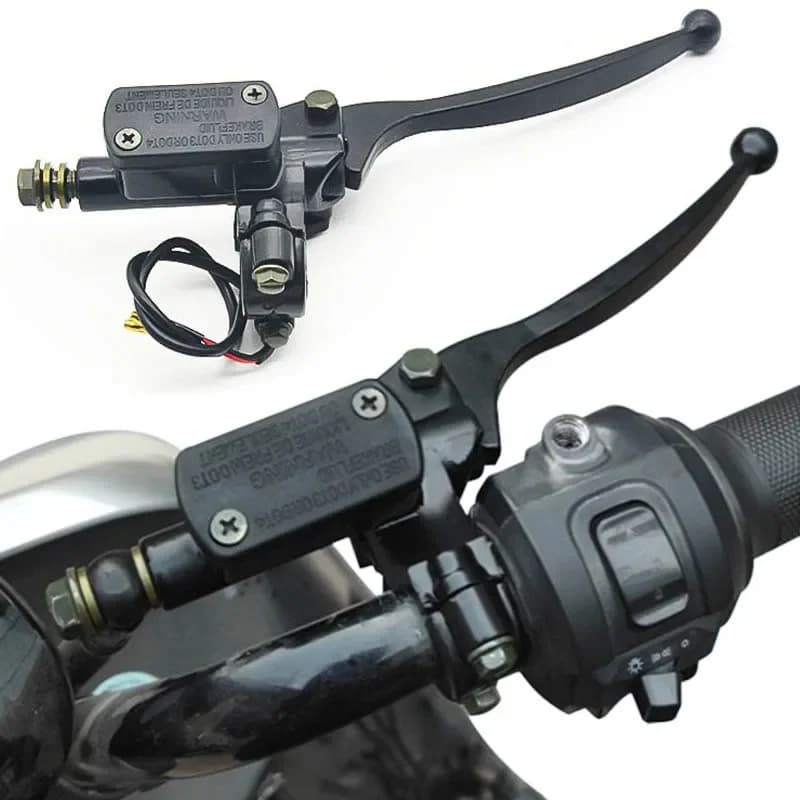 Pompa del freno del motociclo in lega di alluminio pompe dell'olio idraulico per Dirt Pit Bike ATV Quad ciclomotore Scooter parti modificate del motociclo