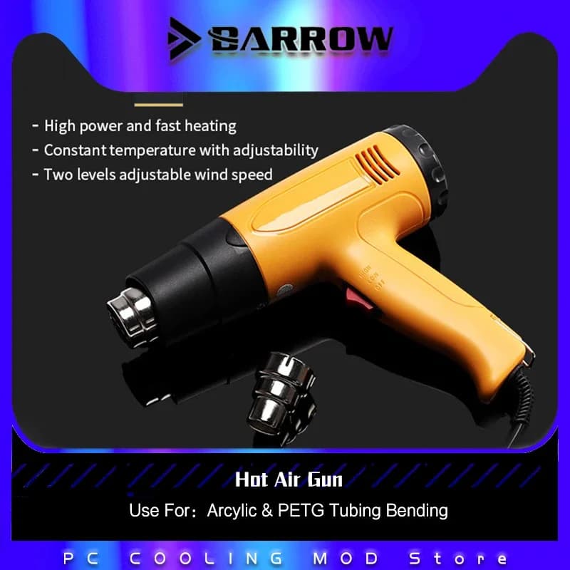 Barrow 1600W Riscaldamento e piegatura del tubo di piegatura della pistola ad aria calda multiuso a temperatura controllata RFQ-316