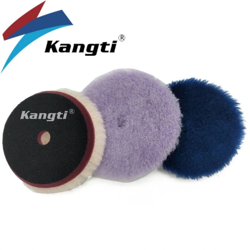 Kangti 3 "/5"/6 "Lana Lucidatura Disco Ceretta Lucidatura Lucidatura Auto Vernice Cura Lucidatore Pad per Lavaggio Auto Accessori Auto