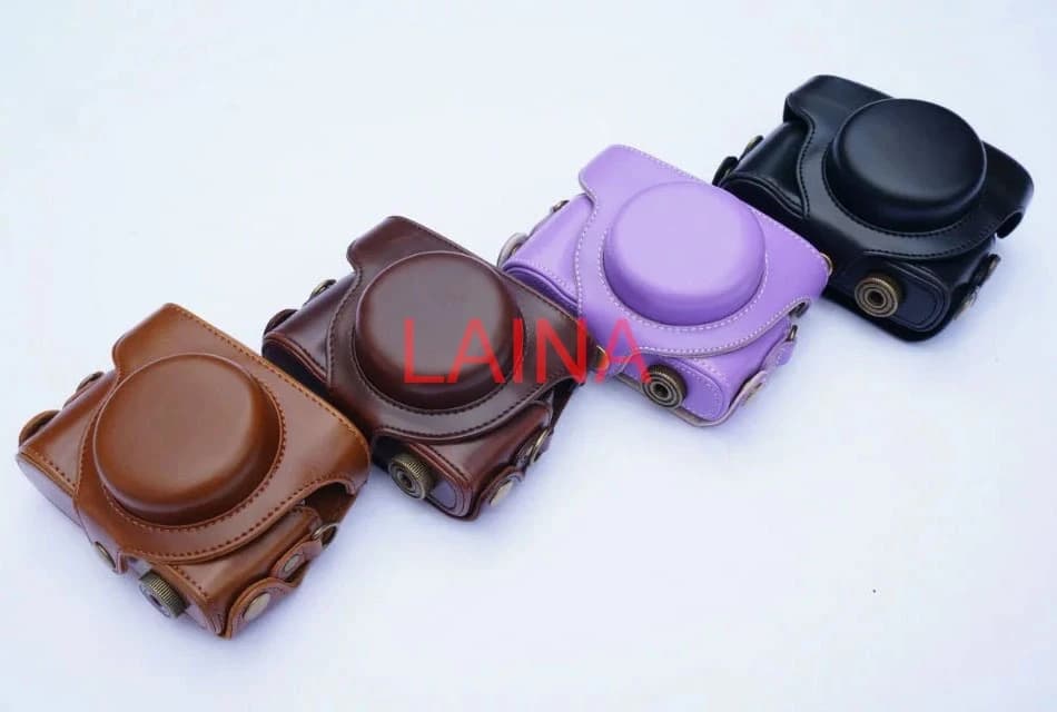 Camera Video Bag PU Hard Case For Panasonic For Lumix DMC-LX7 LX7 LX5 LX3 LX-7 LX-5 LX-3 Camera With Shoudler Strap