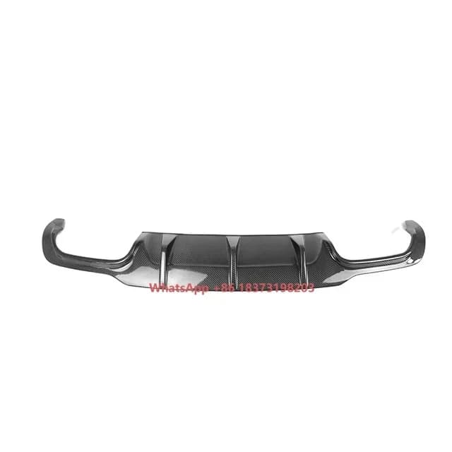 Kit corpo in fibra di carbonio classe C paraurti posteriore diffusore posteriore labbro per Mercedes Benz W204 C63 2011-2014