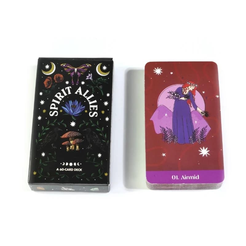 Spirit Allies Carte Oracle Un mazzo da 60 Tarocchi Visioni inglesi Edizione divinazione Borad Giocare a giochi