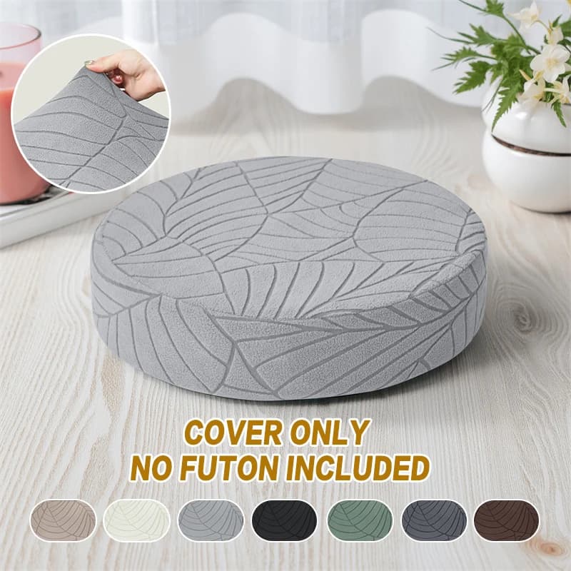 Cuscino Rotondo per Sedia 1 Pezzo, Coprisedia Elastico in Jacquard, Cuscino da Pavimento, Copricuscino Putua Tatami per Soggiorno