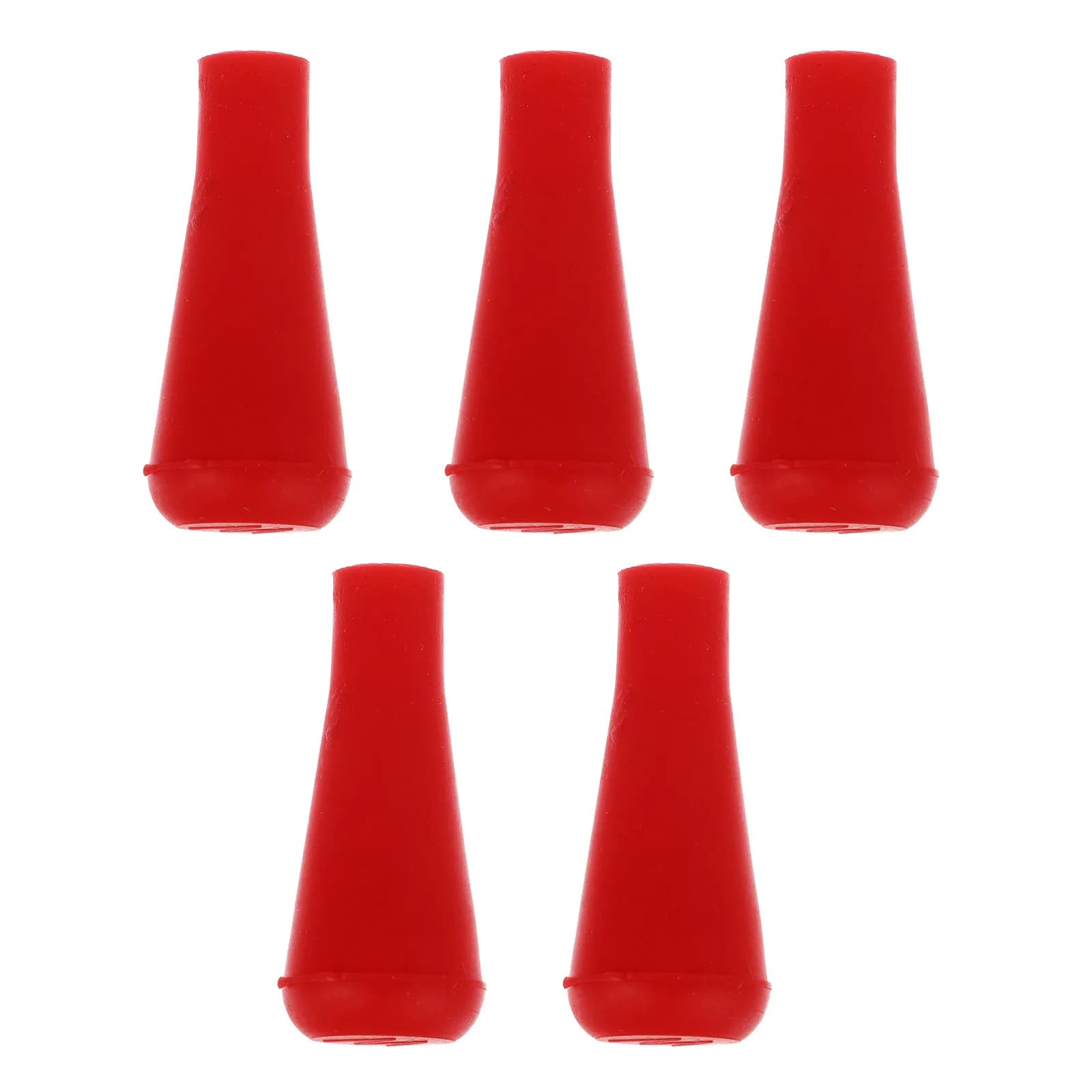 5 Pezzi Punte di Ricambio in Gomma per Frecce da Tiro con l'Arco, Punte di Sicurezza da 6 mm per Pratica e Caccia, Punte per Frecce Broadhead per Fibra di Vetro e Carbonio