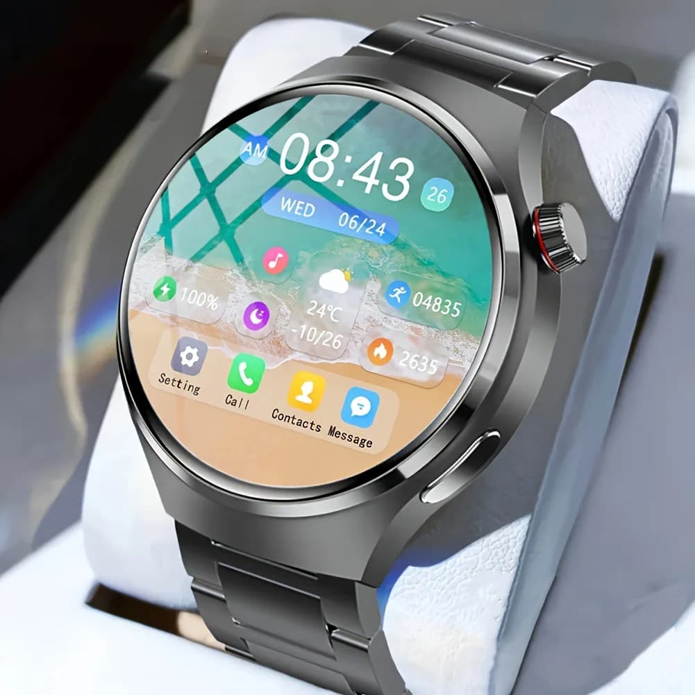 KESHUYOU 2025 Nuovo Smart Watch Touch Screen HD da 1,52 pollici Chiamata vocale Bluetooth Cardiofrequenzimetro Smartwatch per Android IOS