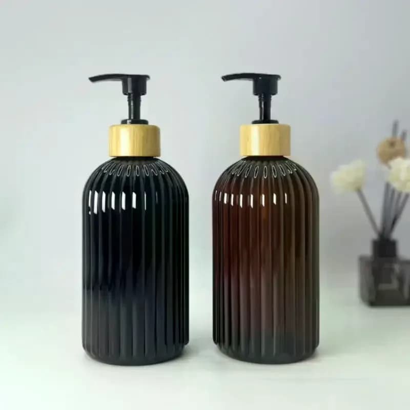 4 Colors 500ml Soap Dispenser With Pump Refillable Shampoo Empty Bottle Kitchen Bathroom Hands Body Wash Lotion Container