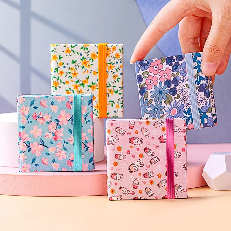 Mini Travel Fabric Square Watercolor Sketchbook 300g 20sheets Watercolor Painting Paper Pad For Painting Artist Art Supplies