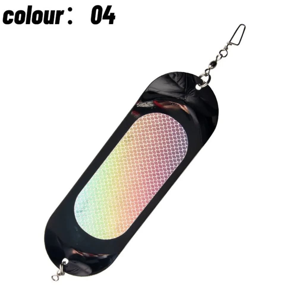 Adjustable weight Fishing in Tlapia Lampeggiatore Train esca Lampeggiatore Deep Fishing Diving Board Fish trap Metal underwater plate Sea fishing
