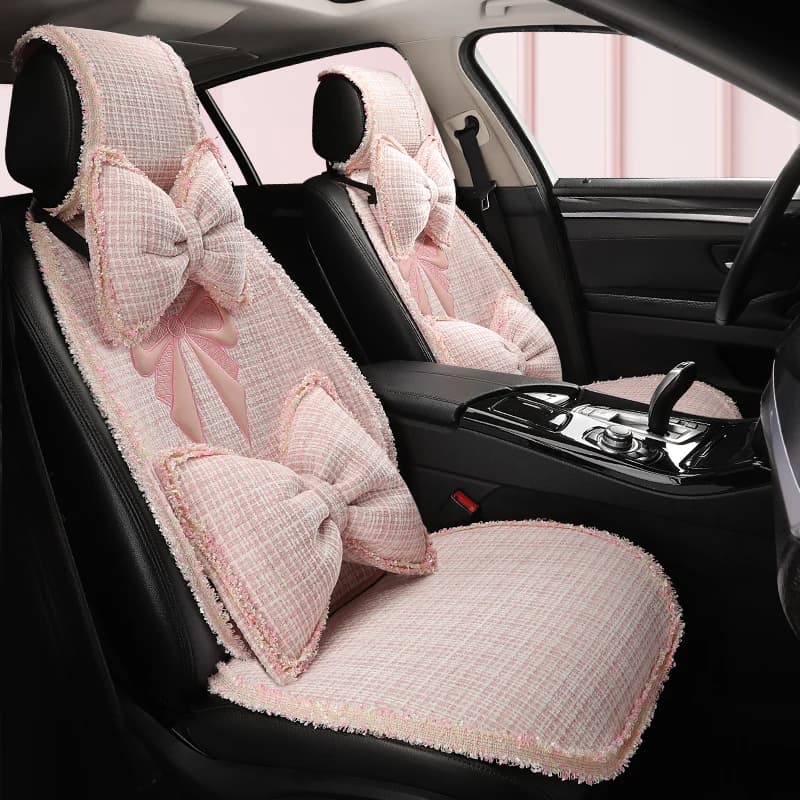 1. Universal Car Seat Covers Full Set Front and Rear Breathable Anti-slip Auto Seat Cushion Protector For Most Cars SUV Truck
