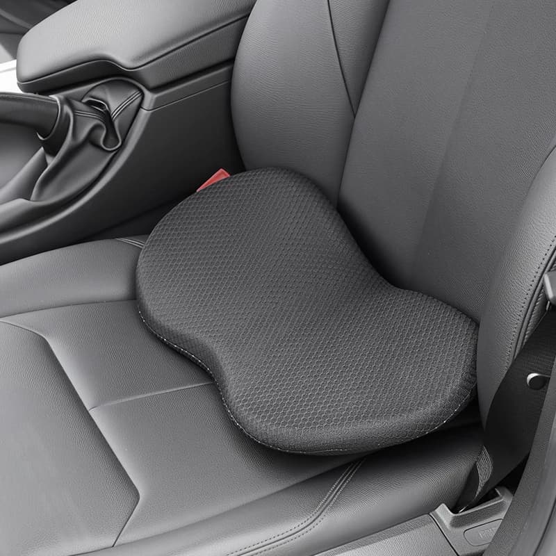 Cuscino per seggiolino auto in memory foam da 1 pezzo Cuscino per seggiolino auto Mini piccolo cuscino per aumentare l'altezza del cuscino del sedile del sedere