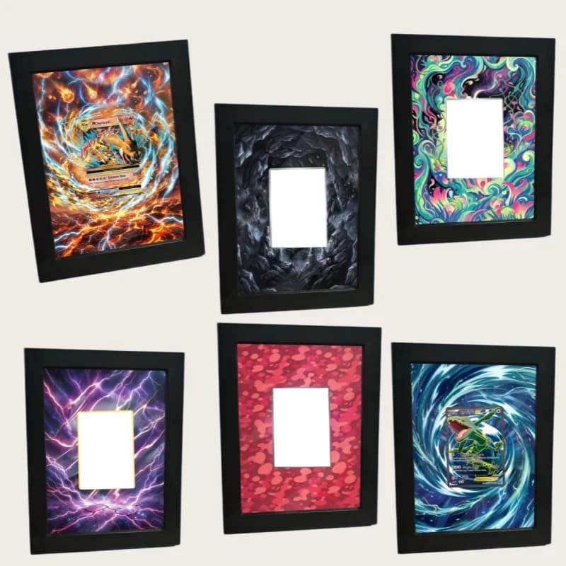 Acrylic Rayquaza Steelix Armored Mewtwo Charizard Expand Card Picture Frame Protective Cover Cartoon Collection Display Stand