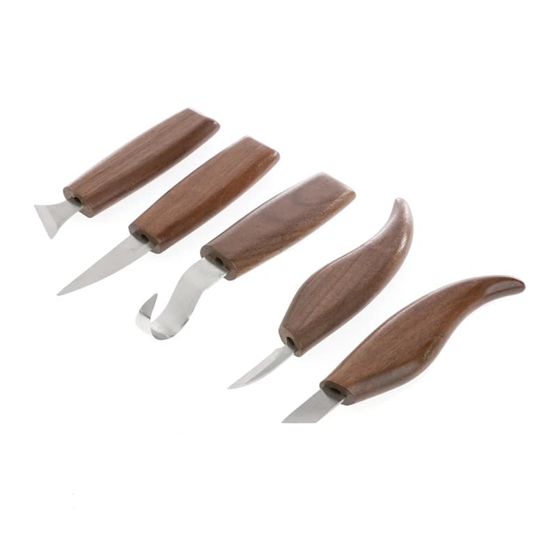 Set of 12 Wood Cutting Tools in Walnut, Wood Cutting Knives, Woodworking Knives, Woodworking Knives Set ♪