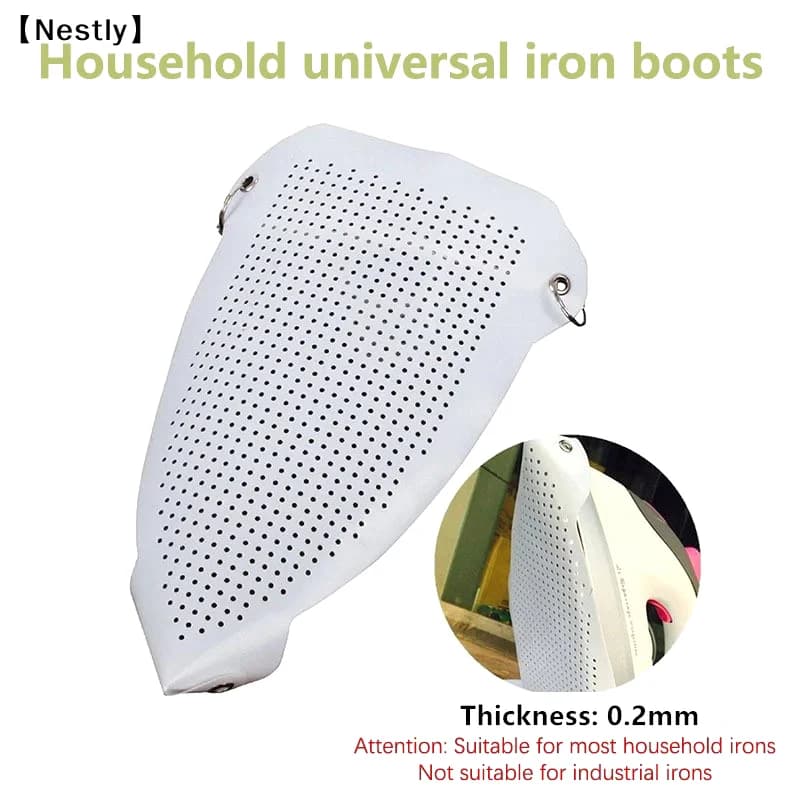Copertura per ferro da stiro in PTFE resistente al calore, protezione per piastra del ferro da stiro, accessori per ferro da stiro〔Nest〕