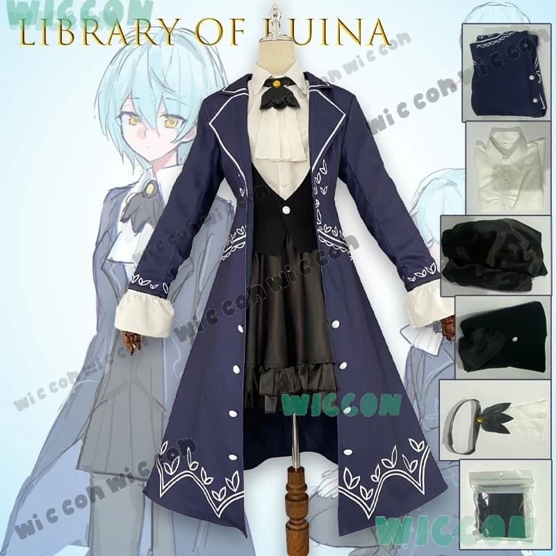 Anime Gioco Personaggio Prestazioni Biblioteca di Ruina Angela Royal Court Costume Cosplay Gotico Stage Outfit Cos Cosplay Lolita