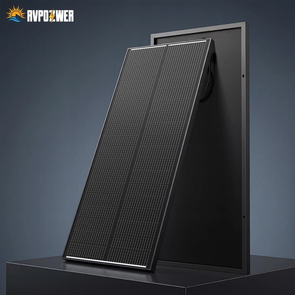 RVPOZWER 18BB 12V Solar Panels 100W N-Type Monocrystalline Solar Cell Household Outdoor Camping 25.2% High-Efficiency PV Power