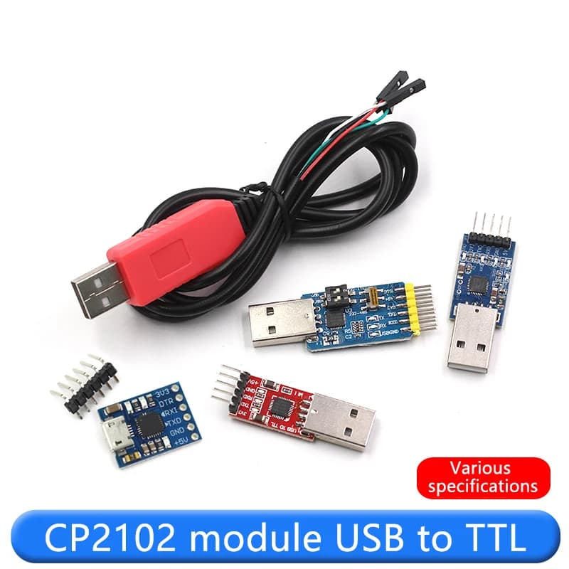 1 pz CP2102 modulo USB a TTL scheda di aggiornamento UBS a porta seriale STC microcontrollore download flash sei in uno UART