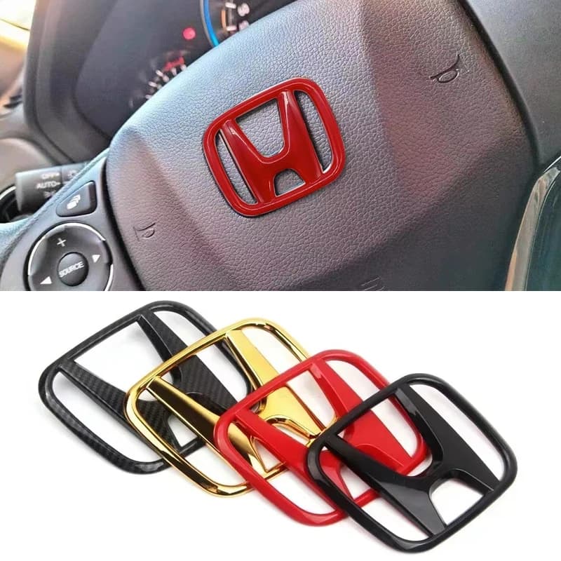 Covers-Emblema ABS Car Wheel Sticker for Honda Accord Odyssey Jade CRV Fit CRZ City Civic HRV 8th Pilot Legend Pilot