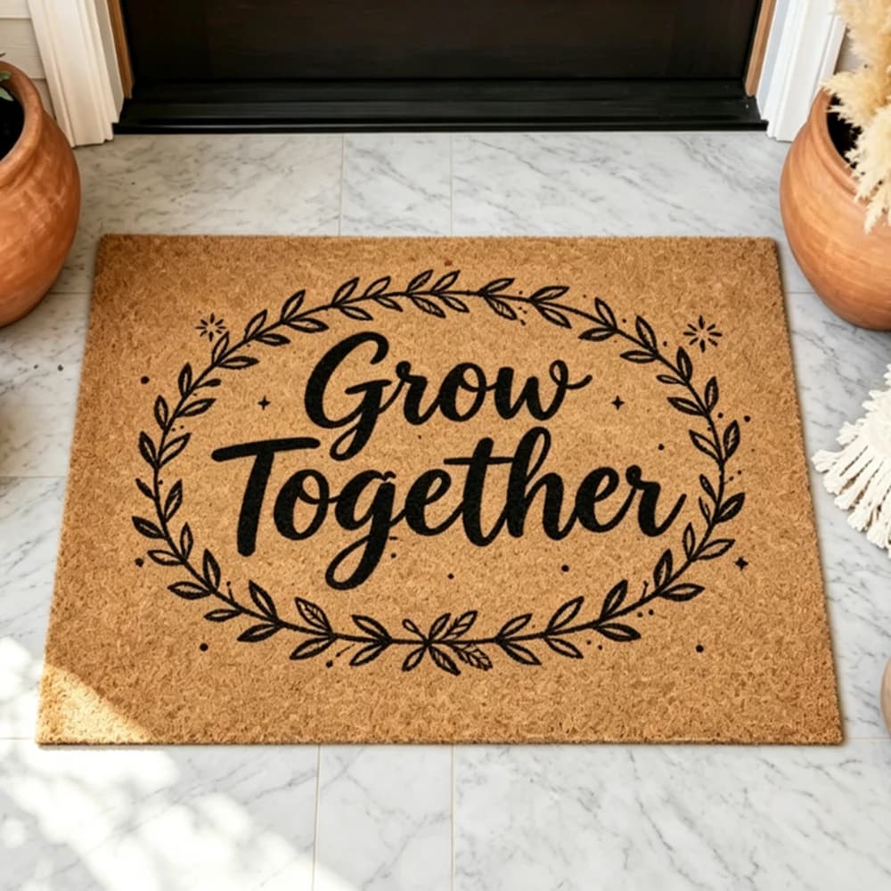 Custom Easy Clean Welcome Doormat Non Slip Text Print For Bedroom Door Decor Housewarming Gift For Others Personalized Floor Rug