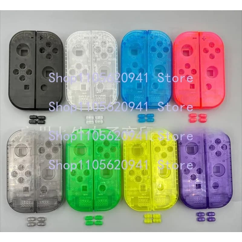 ZZ 1Pcs FOR Nintendo Switch Joy-Con Replacement Shell Case Housing Transparent
