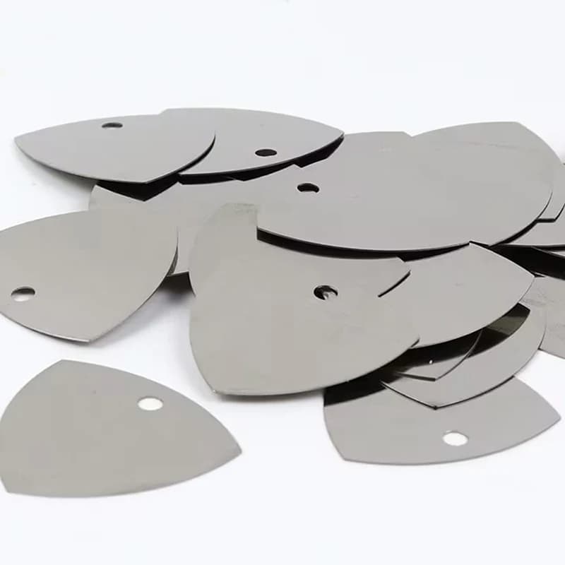 50 Pezzi di Strumenti Metallici Triangolari Ultra Sottili in Acciaio Inossidabile per Aprire Schermi LCD, Tablet e Telefoni - Strumenti di Riparazione