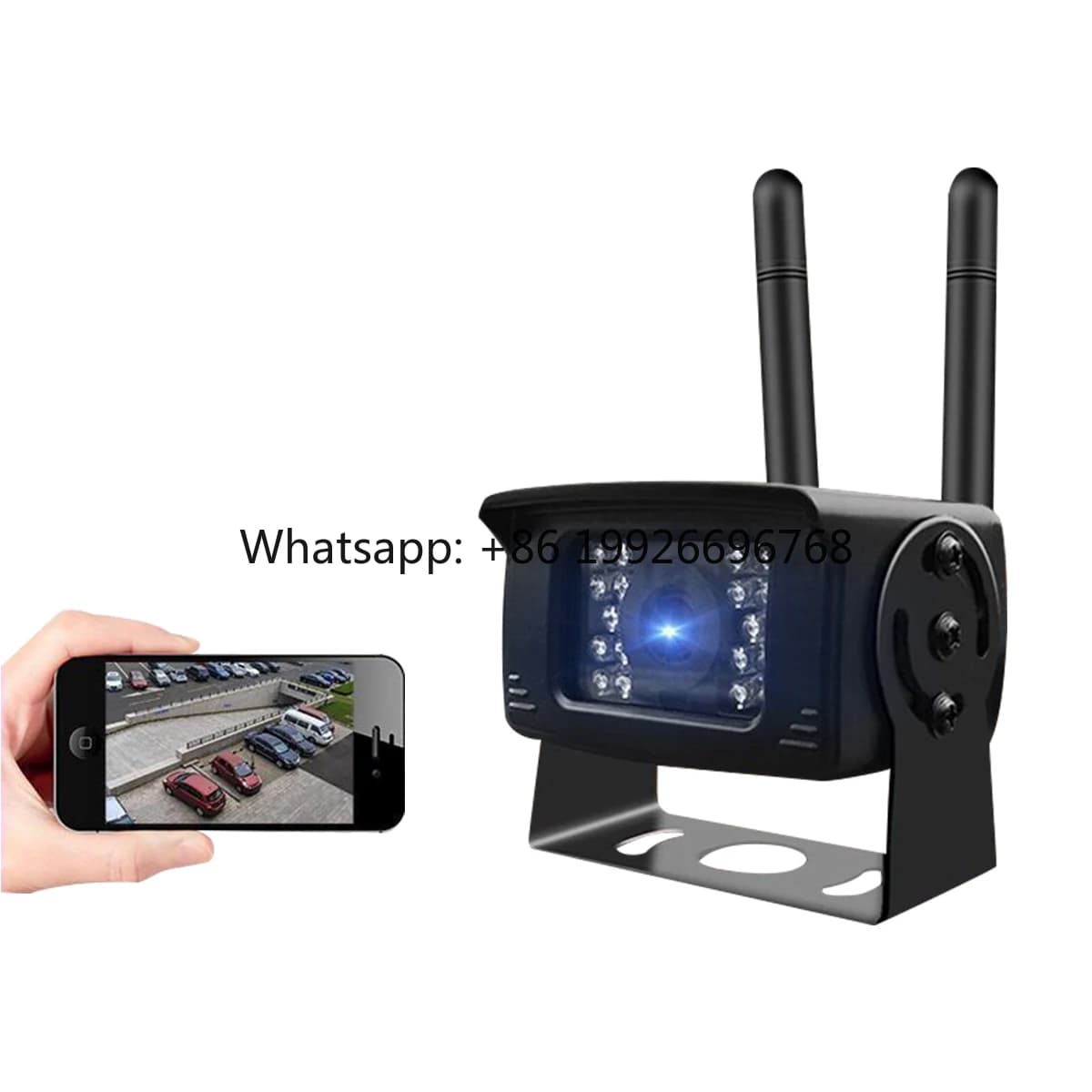 Sistema di Sicurezza con Telecamera Wireless 4G per Veicoli, Trasmissione Digitale 2.4G, Telecamera di Sorveglianza per Camion e Autobus