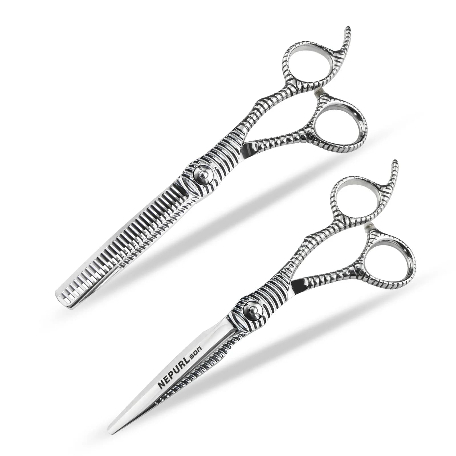 Professional Hair Scissors Japan 440C Hairdressing Scissors Barber Shop Salon Styling Tool Hair Scissors Thinning Shears Set