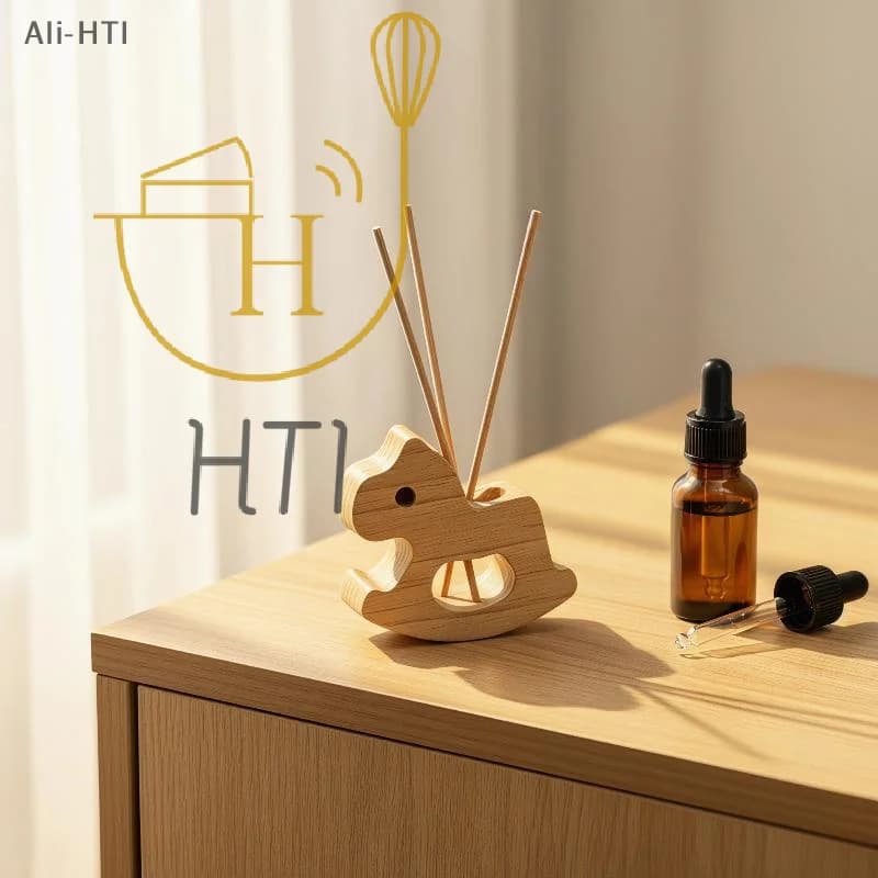 1PCS Decorative Wooden Essential Oil Diffuser for Improved Mood and Stress Relief at Home